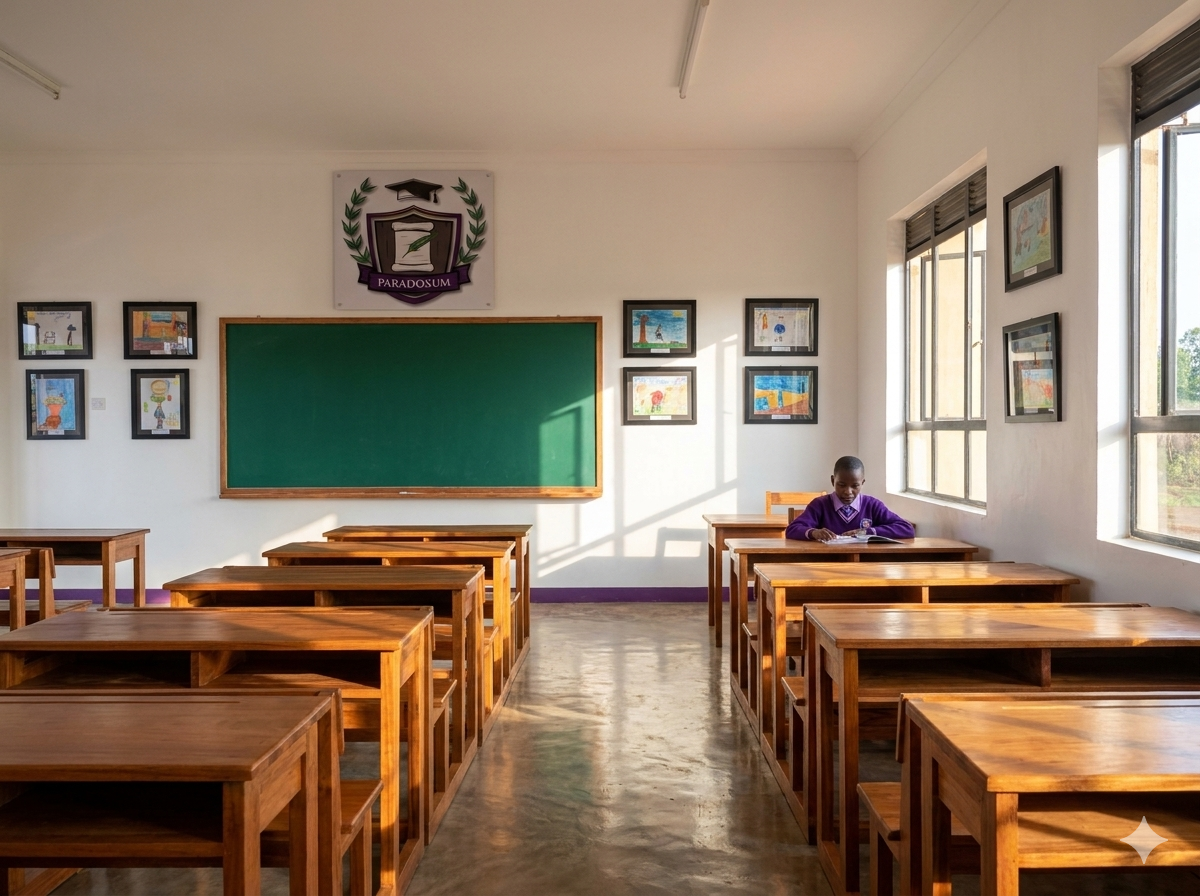Classroom lesson in session