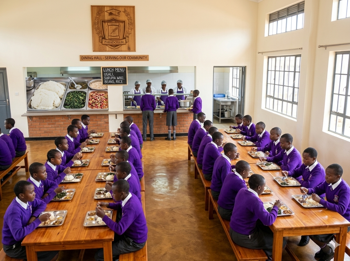 Dining hall lunch service
