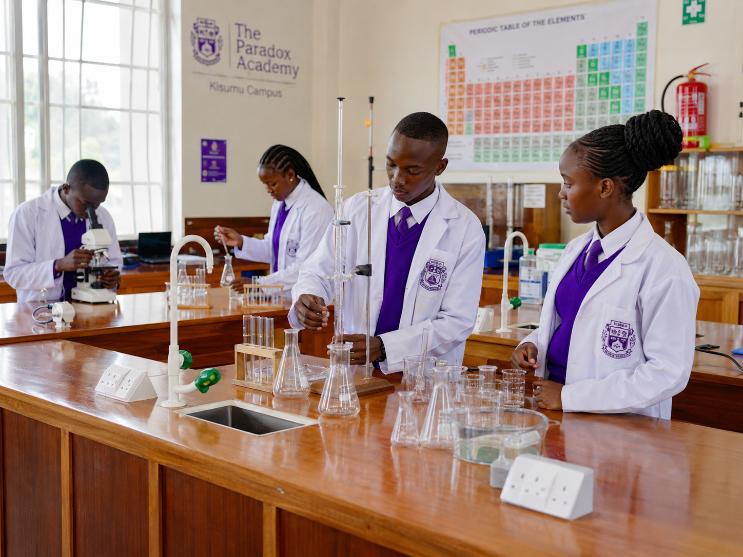 Science laboratory — Grade 8 practical
