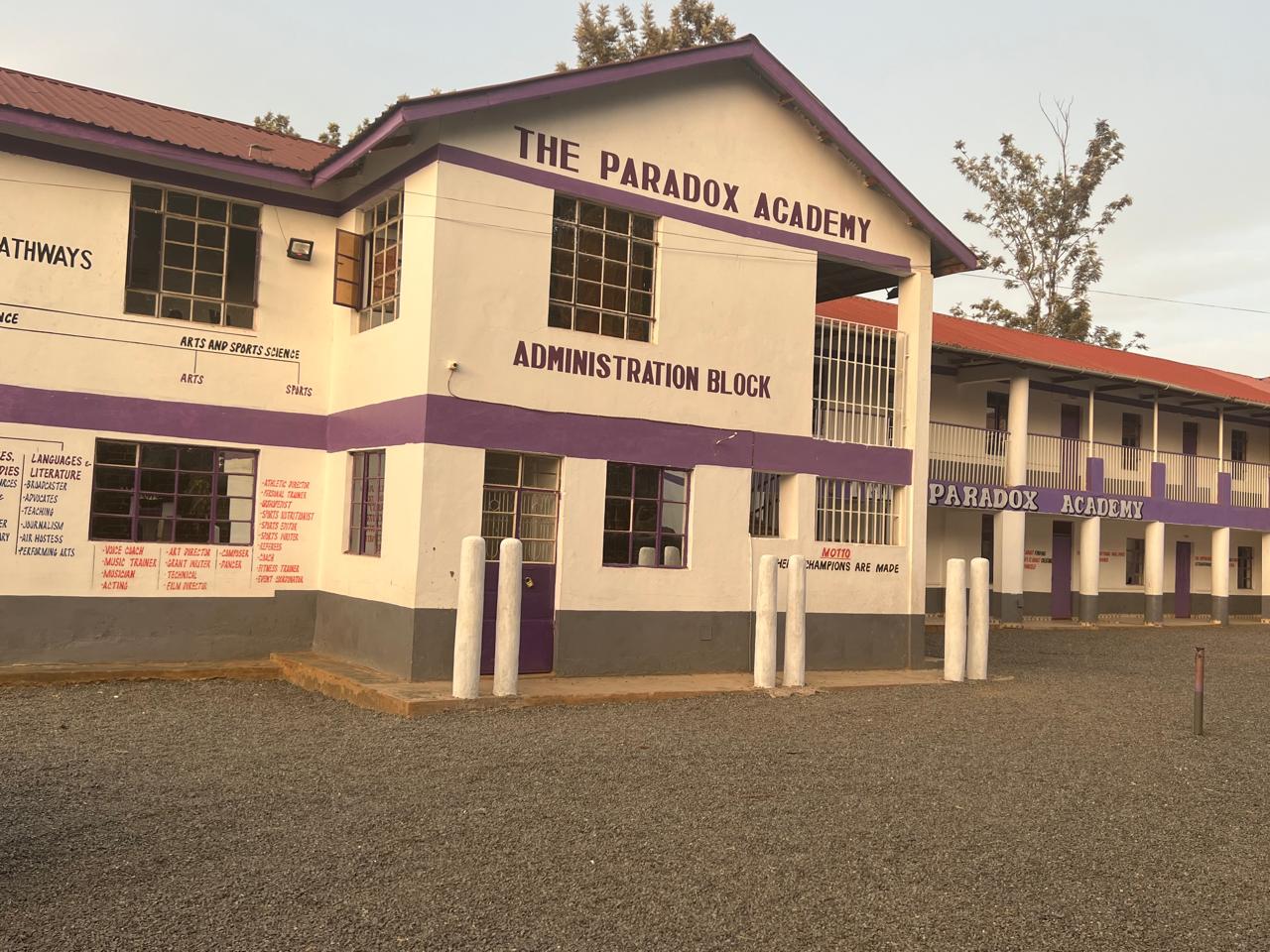 The Paradox Academy campus entrance